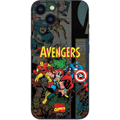 Marvel Classic Comics Avengers Assemble iPhone 13 Skin